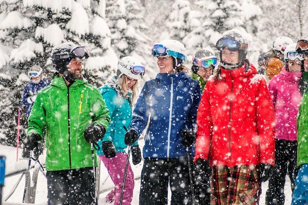Family skiing at Panorama Mountain Resort in B.C.