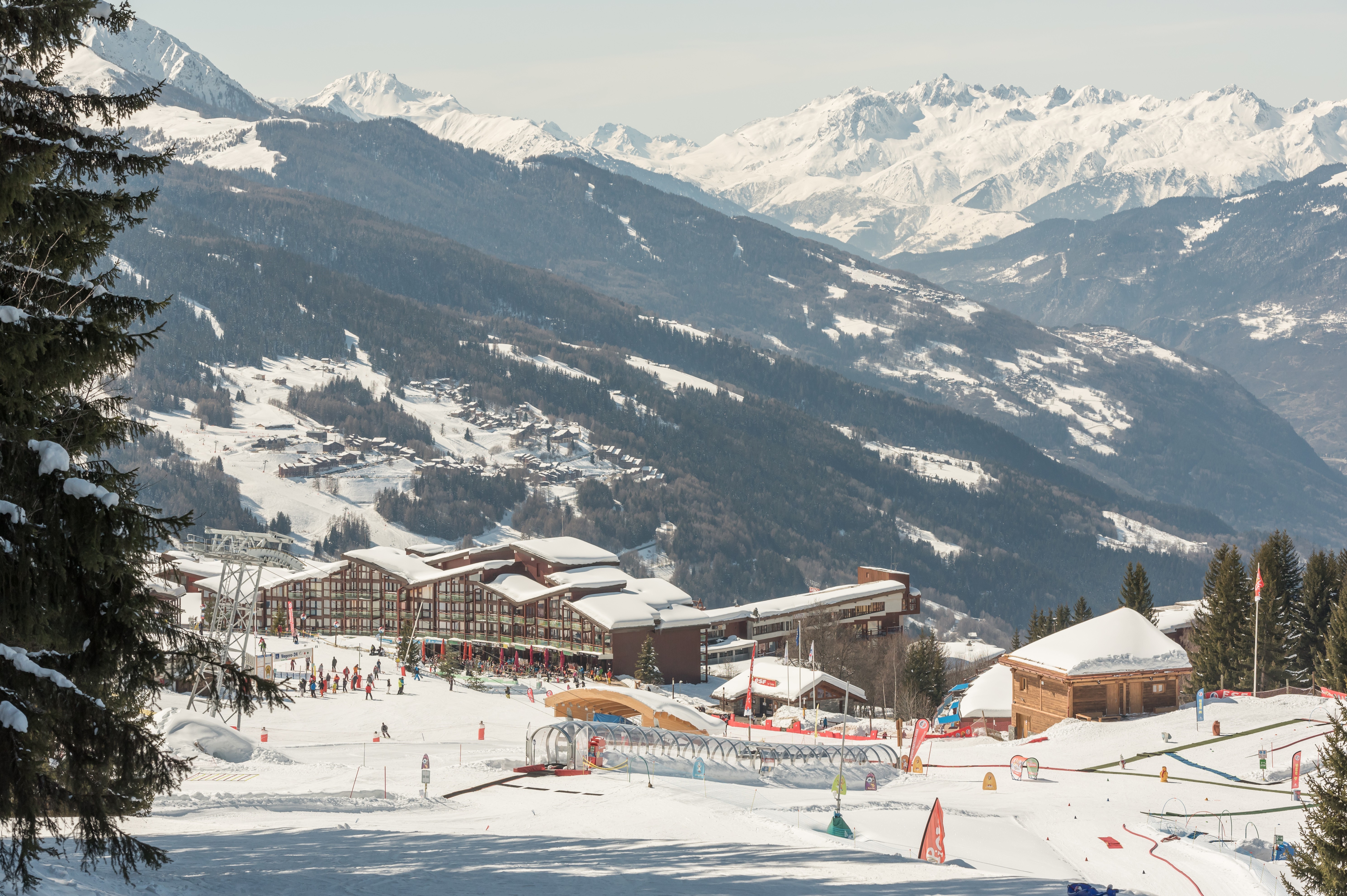 Les Arcs is a great French resort for early season skiing