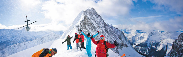 Group enjoys heli-skiing in British Columbia