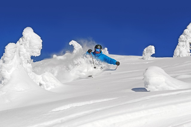 Big white snow ghosts