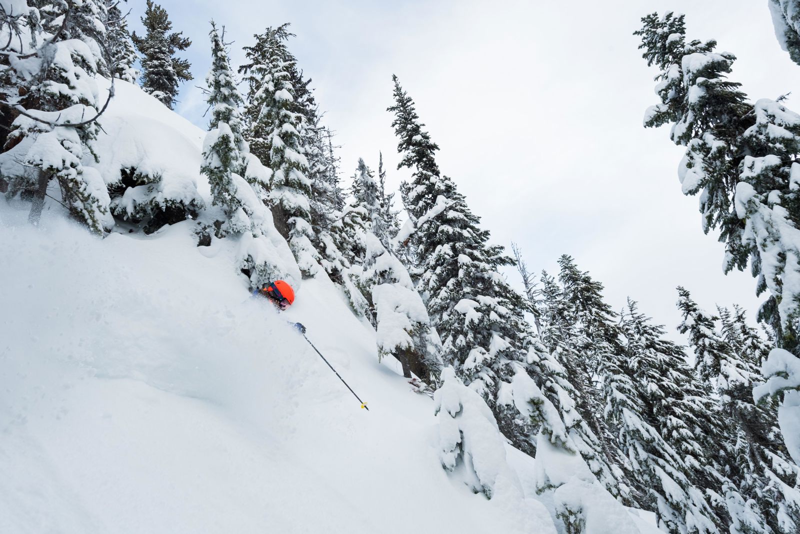 Whistler BC deep descent