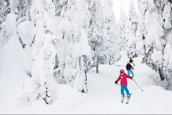 Family ski trip to Silverstar for March Break 2019