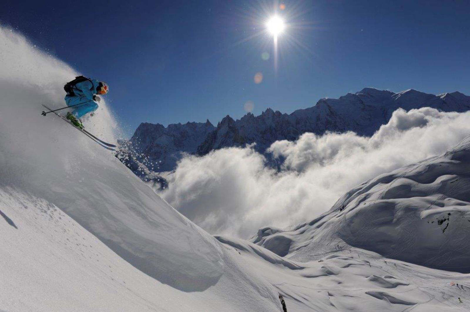 Chamonix France skier