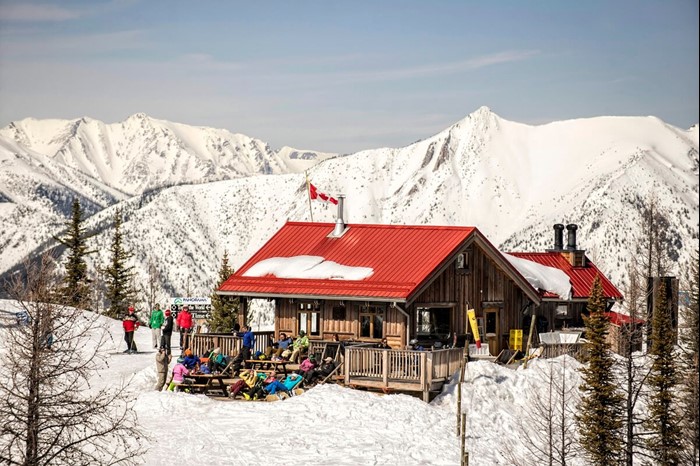Spring Summit Hut at Panorama is a great place to meet people