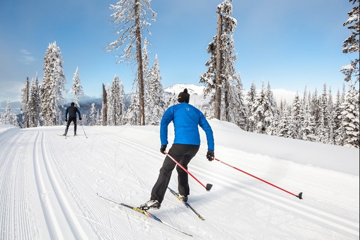 Sun Peaks is a top destination for nordic skiing in Canada