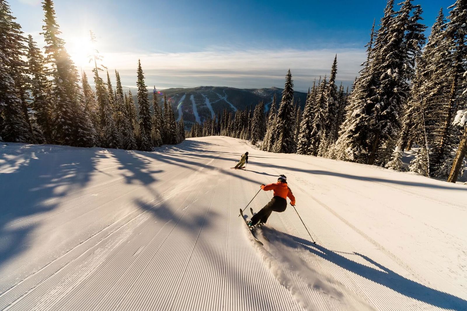 Sun Peaks BC sunny corduroy