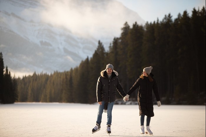 Ice Skating at Banff and Lake Louise