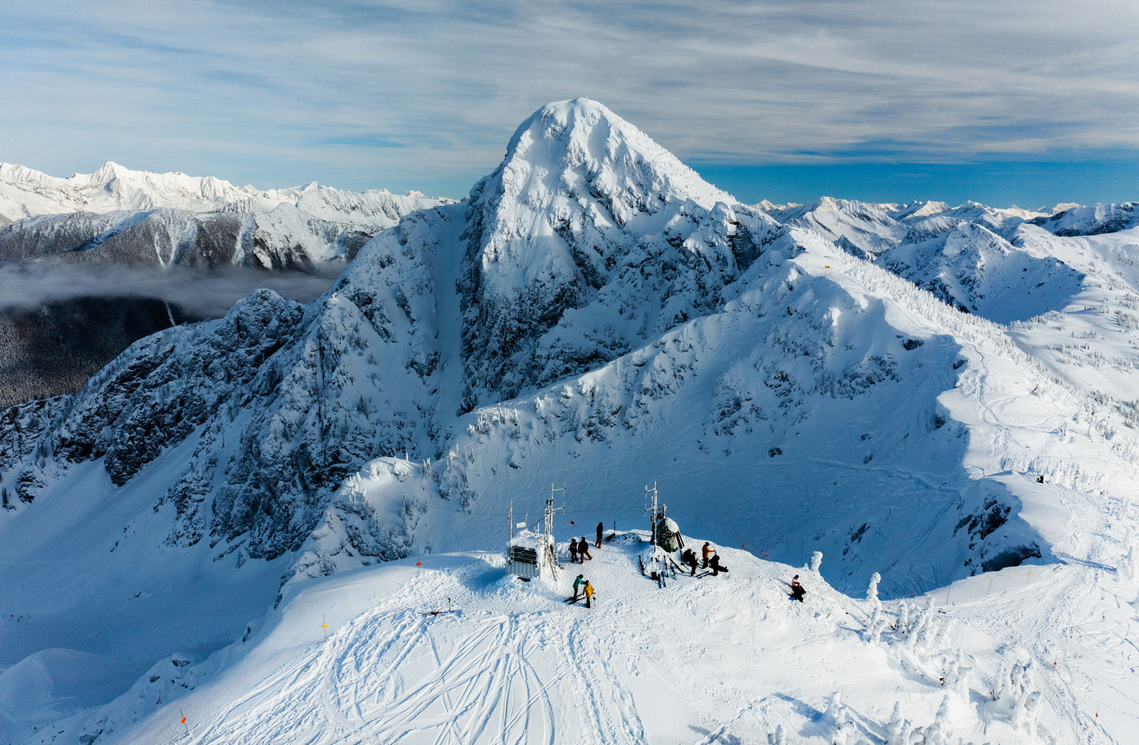Revelstoke BC Subpeak Blueskies
