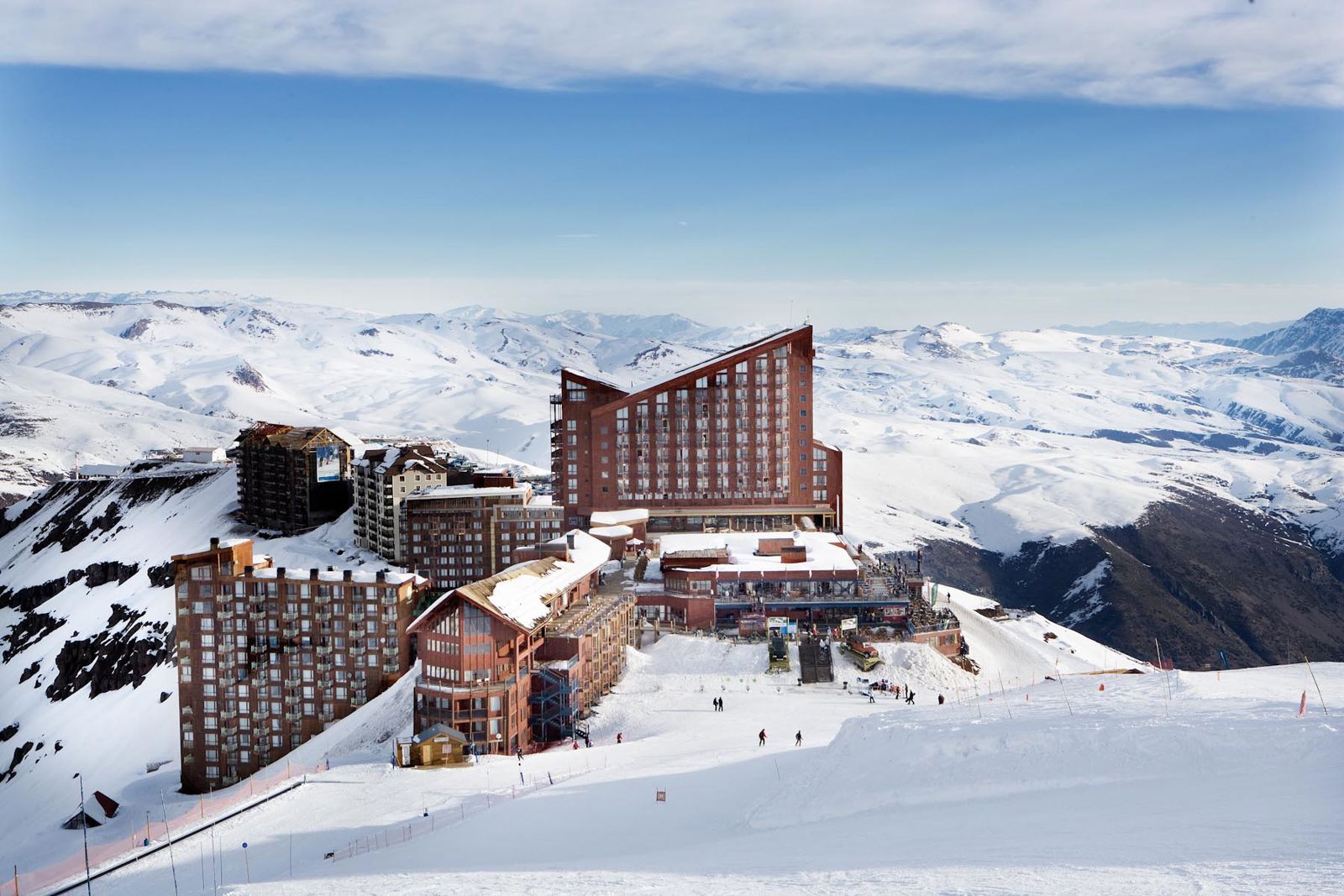 Valle Nevado Chile aerial