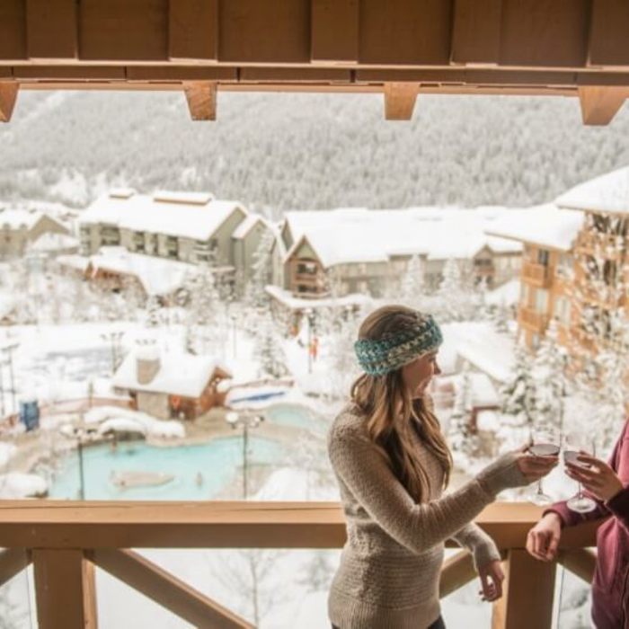 Slopeside Hot Pools: Go for a Winter Swim at Panorama Mountain Resort