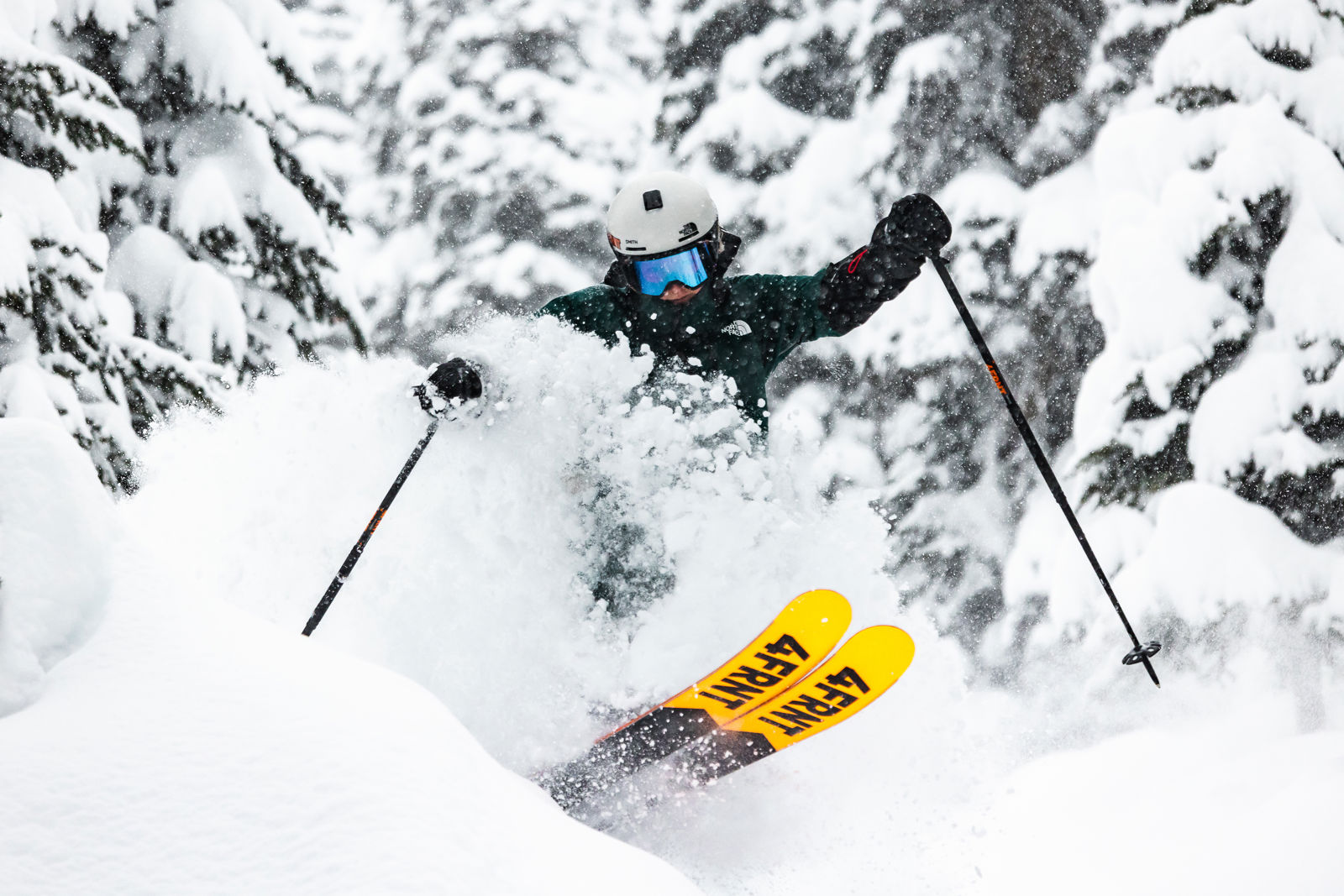 Revelstoke BC tree skier