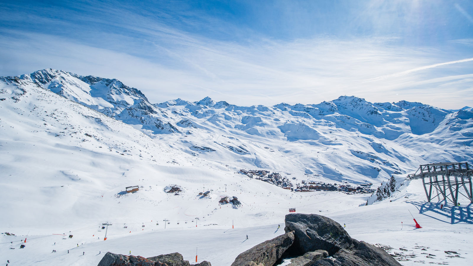 Valthorens France vast terrain