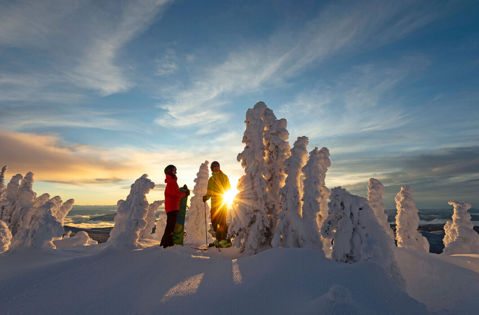 Sun Peaks BC snowghosts